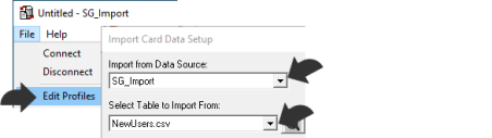 Basic Card Import