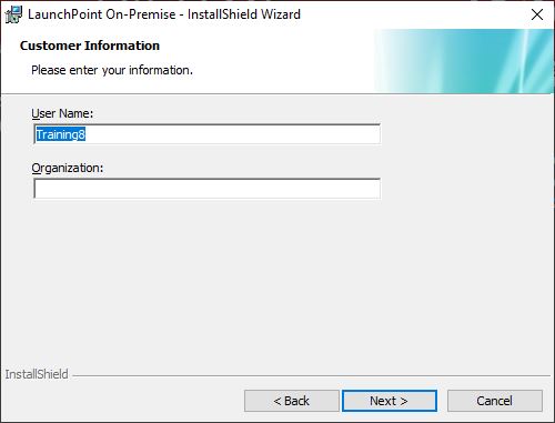 Installing LaunchPoint for On-Premises Solution